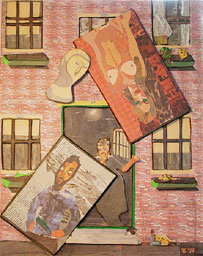 Drew Zimmerman art: Flight of the Modiglianis