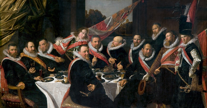 Banquet of the Officers of the St George Militia Company in 1616