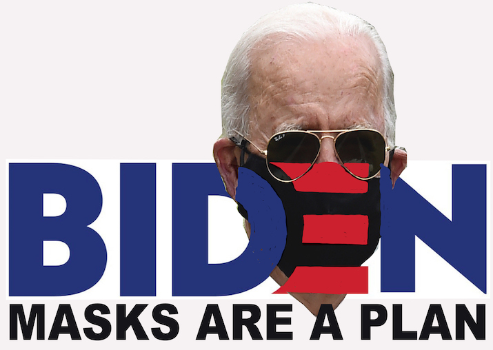 Biden Poster: Masks Are a Plan